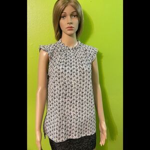 Adrianna Papell Ruffle Blouse S